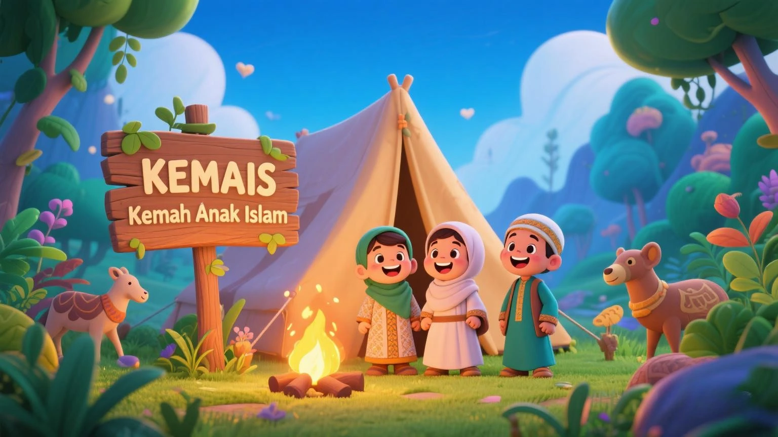 Kemah - suasana hutan